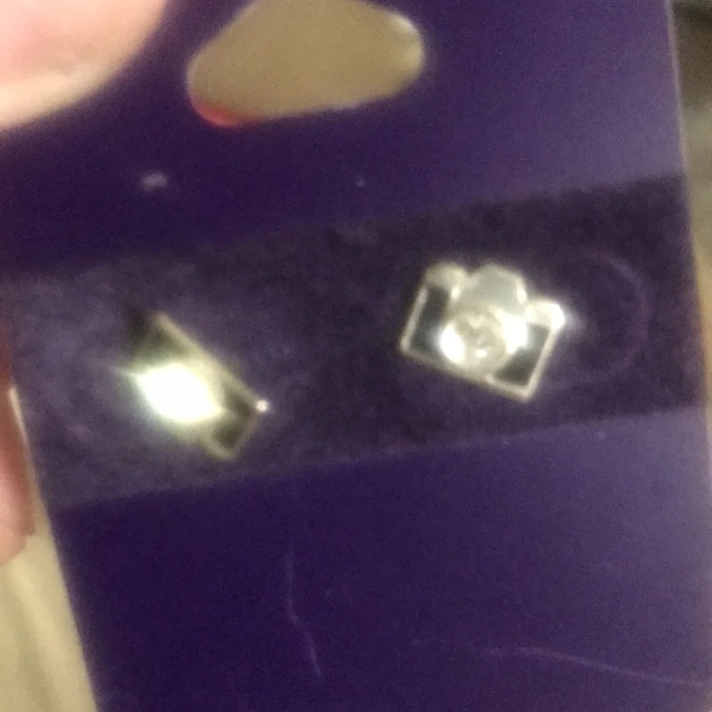sterling silver camera earrings NWT